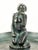 Art Deco Bronze Vide-Poche with Seated Female Figure, Scandinavia, 1930s For Sale - Image 4 of 6