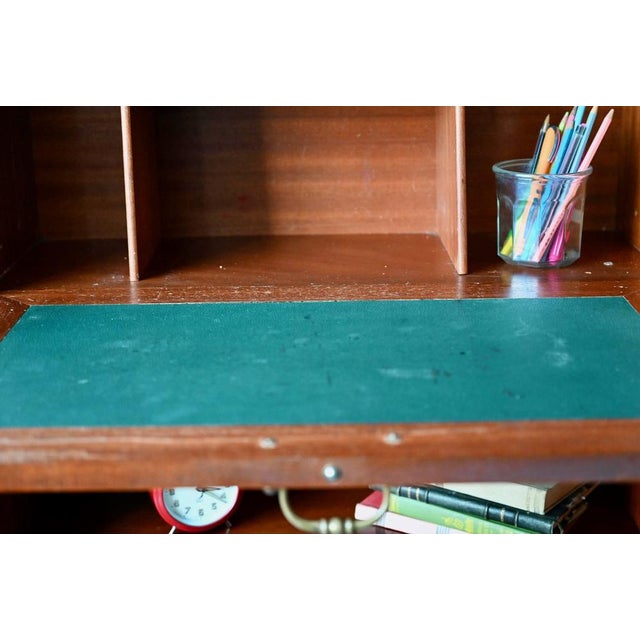 Scandinavian Wall-Mounted Secretary Desk, 1960s For Sale - Image 15 of 18