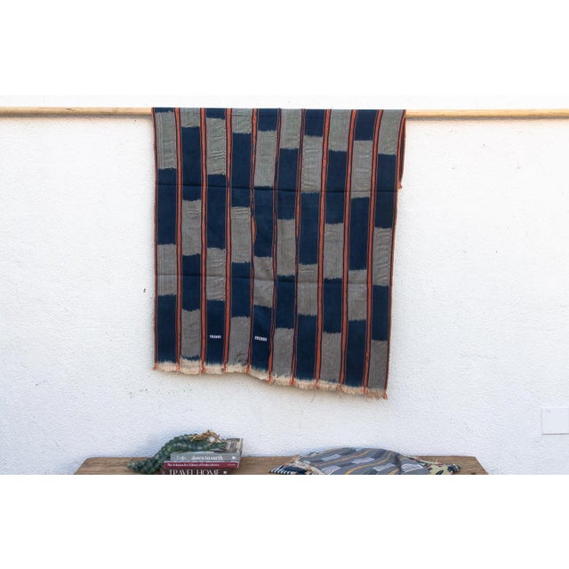 Hand-woven by master weavers of the Baoulé people in the Côte d’Ivoire, West Africa, these vintage textiles are celebrated...
