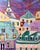 Twilight in Paris Impressionist Painting For Sale