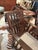 Brown Arts & Crafts Morris Style Club Chairs With Grey Flannel Plaid -a Pair For Sale - Image 8 of 11