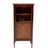 Brown Art Nouveau Padouk One-Door Cabinet, 1900s For Sale - Image 8 of 11