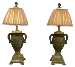 French Art Deco Table Lamps, 1960s, Set of 2
