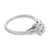 Mid Century Gia 1.11 Carat Old Mine Cut Diamond Platinum Engagement Ring, Size 5.25 For Sale - Image 4 of 8