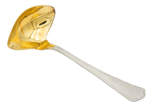 Silver Sauce Spoon for Ambidextrous Users