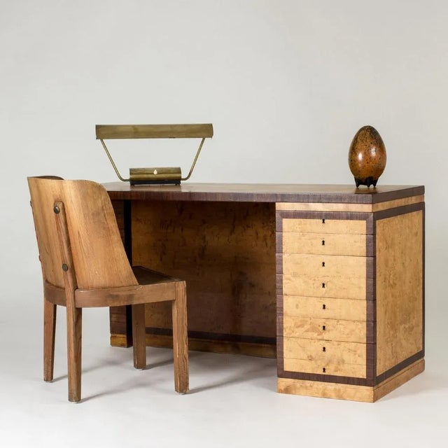 Mid-Century Modern Vintage Record Desk by Axel Einar Hjorth, 1930s For Sale - Image 3 of 12