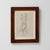 Pencil drawing by togores for galerie simon, 1923. It preserves the original label in the back. Framed with a mid xxth...