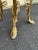 Art Nouveau Onyx and Brass Planter Stand With Polished Finials For Sale - Image 9 of 12