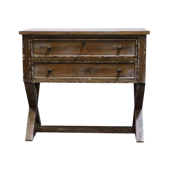 Brown Hooker Furniture Melange Collection Rustic Farmhouse Shabby Chic 35" X Base File Cabinet 638-50133 For Sale - Image 8 of 13