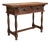 Early 20th Century Spanish Carved Console Table with Turned Legs For Sale