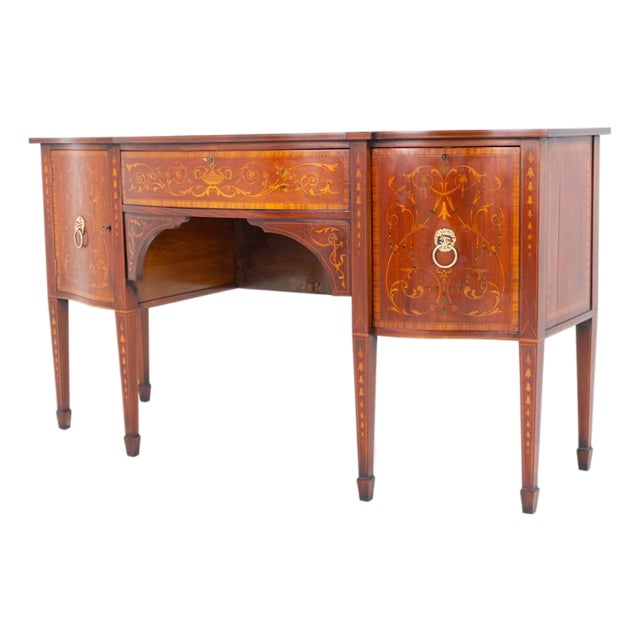 Sheraton Sideboard in Mahogany, 1880 For Sale