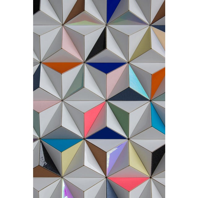 Paper Sebastian Welzel, HIS-7 Topographie, Laminated Cardboard, Limited Edition 9 of 20 For Sale - Image 7 of 8