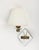 Mid 20th Century Midcentury French Mirrored Sconces With Blown Glass and Brass Fittings For Sale - Image 5 of 11