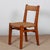 Vintage French Straw-Seated Chairs in Elm, 1950, Set of 6 For Sale - Image 10 of 11