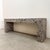 Vintage 1980s Postmodern Memphis Charcoal Burl Wood Console Table For Sale In Palm Springs - Image 6 of 11