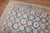 An accent size early 20th century Persian Veramin rug in predominantly blue Measures: 4'6" x 6'5".