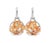 14K White Gold Diamond Rose Flower Drop Earrings. Metal: 14K White Gold Gemstones: Brilliant Round Diamonds - Total 0.4...