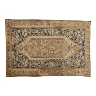 Antique Distressed Malayer Rug - 4'4" X 6'4" For Sale