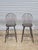 American Late 20th Century Pair of Bench Made Black Windsor Chair Tall Stools by David T. Smith of Ohio For Sale - Image 3 of 11