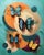 Kaleidoscope #2 by Lindsey Kustusch | Oil on Wood Panel Butterflies on colored circles For Sale