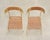 Pair of Brass Leather Strap Klismos Chairs by Sylvan S. F. For Sale - Image 9 of 18