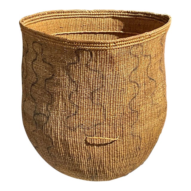 Antique Puget Sound Work Basket For Sale