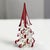 Mid 20th Century Murano Italian Art Glass Christmas Tree Sculpture 8" (Red Drip Tips, Original Foil Label, Vintage Mid-Century) For Sale - Image 14 of 15