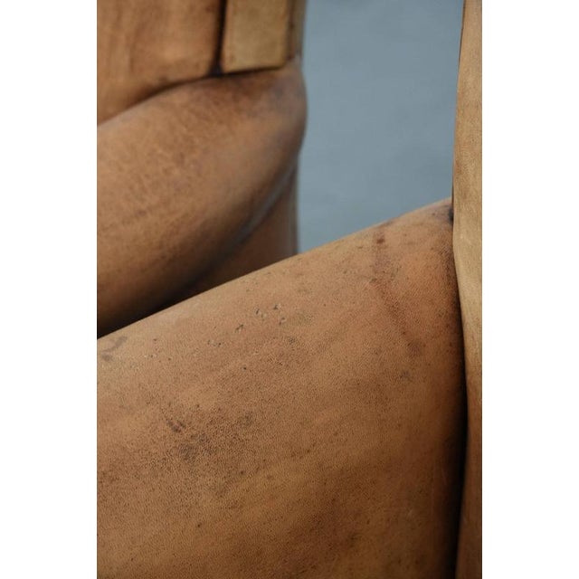 Vintage Sheepskin Armchairs, Set of 2 For Sale - Image 17 of 18