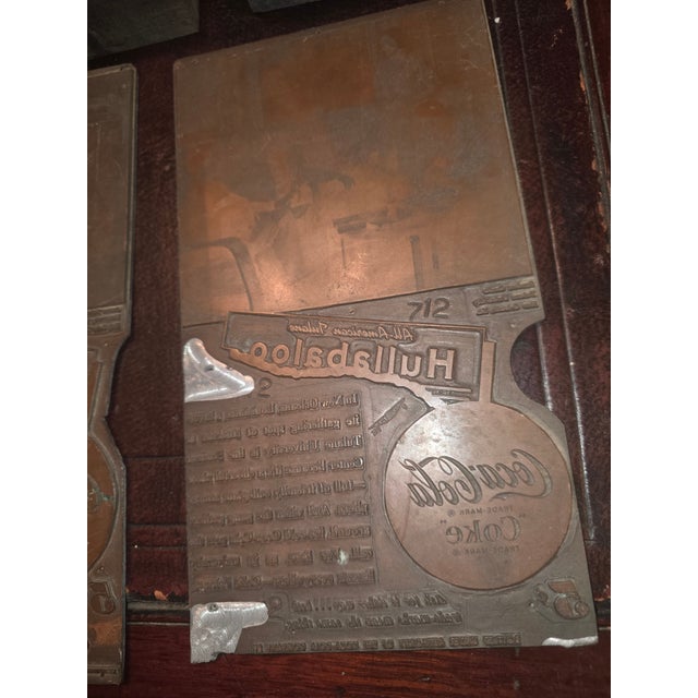 Collection of Coca-Cola Printing Plates For Sale - Image 9 of 11
