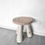 French 1990s French Brutalist Wooden Tripod Stool Attributed to Charlotte Perriand For Sale - Image 3 of 4
