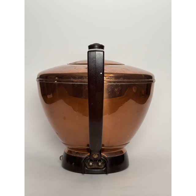 Mid 20th Century Mid Century Art Deco Style Copper Tea Pot For Sale - Image 5 of 12