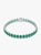 Green Natural 18k Gold Emerald Bracelet, 16.15ct For Sale - Image 8 of 8
