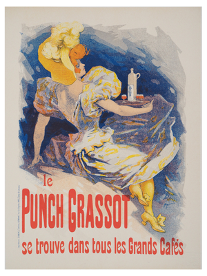 Jules Cheret, Punch Grassot, 1895, Original Lithograph