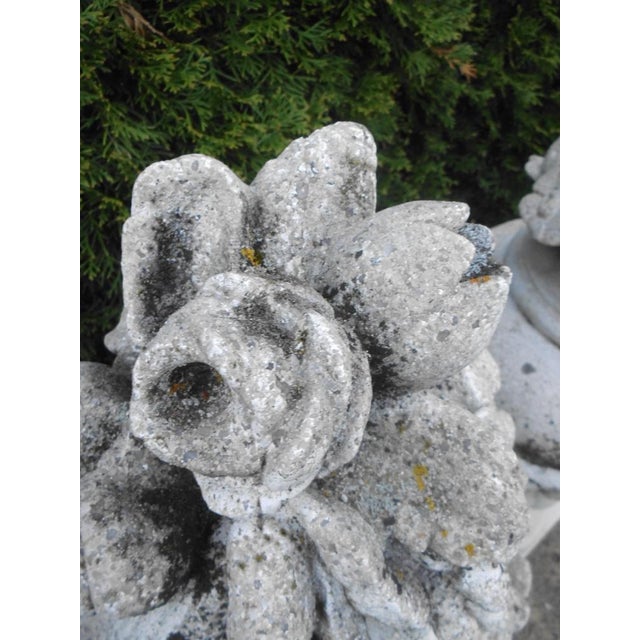 Cast Stone Garden Amphorae, 1980s, Set of 2 For Sale - Image 11 of 13