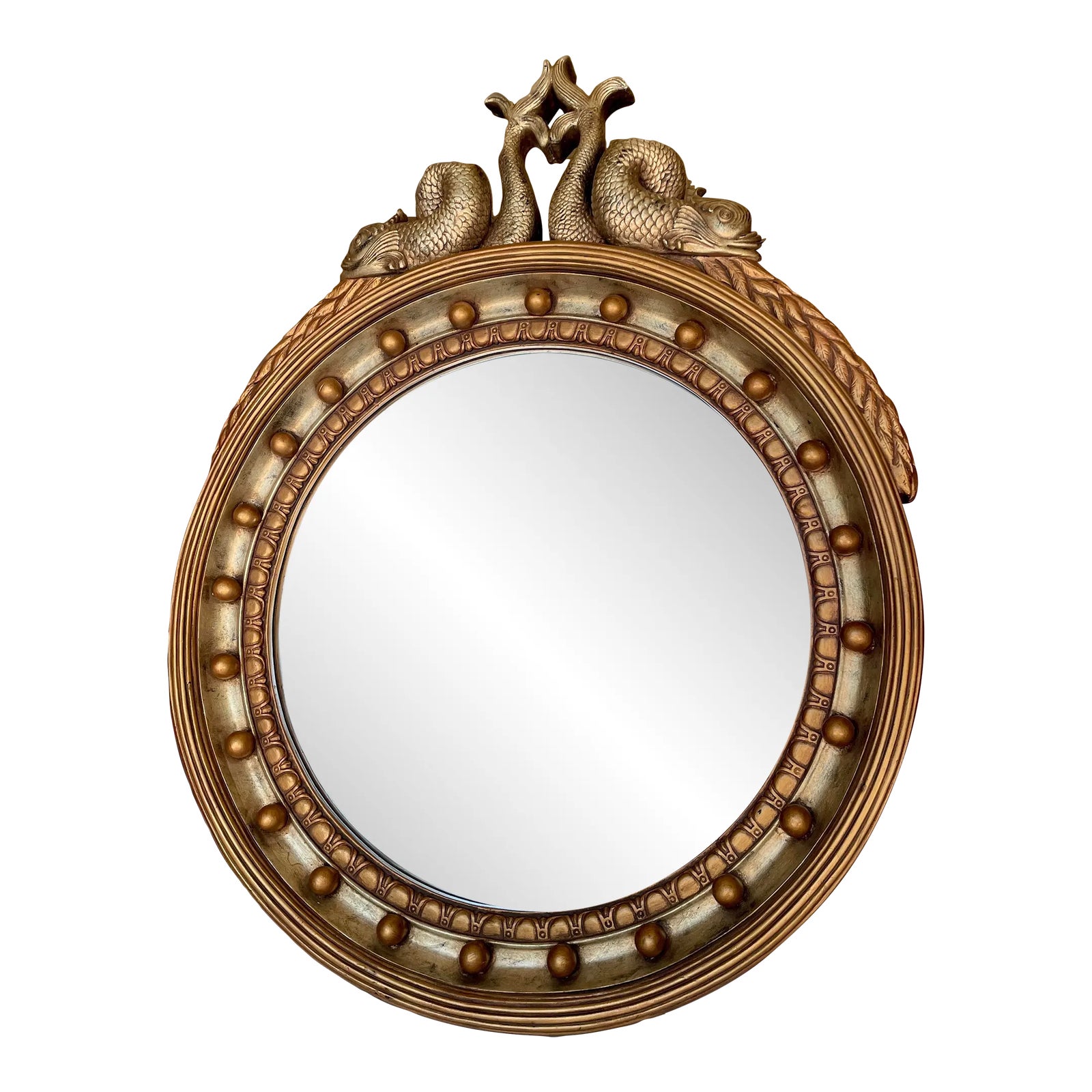 Vintage Koi Fish Gold & Silver Mirror by Windsor Art & Mirror Co ...