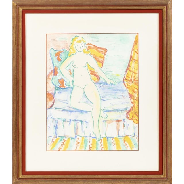 Júlio Reis Pereira, Nude Composition, 1968, Watercolor For Sale - Image 8 of 8