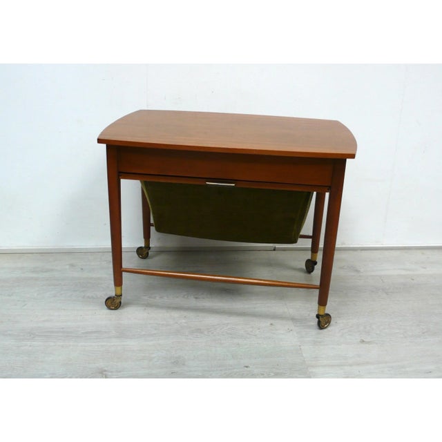 Mid-Century Modern Sewing Table from Ilse Möbel, Germany, 1950s For Sale - Image 6 of 10
