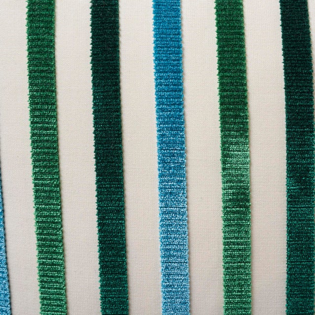 Not Yet Made - Made To Order Schumacher Le Matelot Pillow in Peacock For Sale - Image 5 of 6