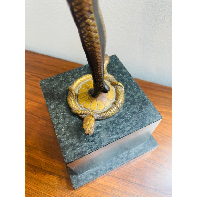 Metal Art Deco Bronze Sculpture by Otto Poertzel, 1920s For Sale - Image 7 of 12