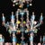 1930s Murano Glass Chandelier with Multicolored Crystal in the style of Rezzonico, 1930s For Sale - Image 5 of 10