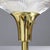 Brass Torchiere Lamp With Acrylic Starburst Shade For Sale In Fayetteville, AR - Image 6 of 9