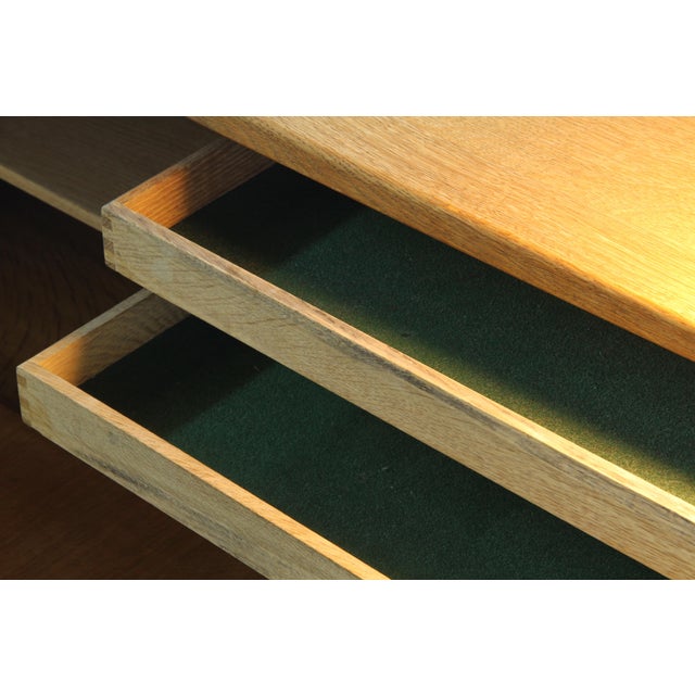 Danish Brutalist Oak Chest by Henning Kjærnulf, 1960s For Sale - Image 8 of 18