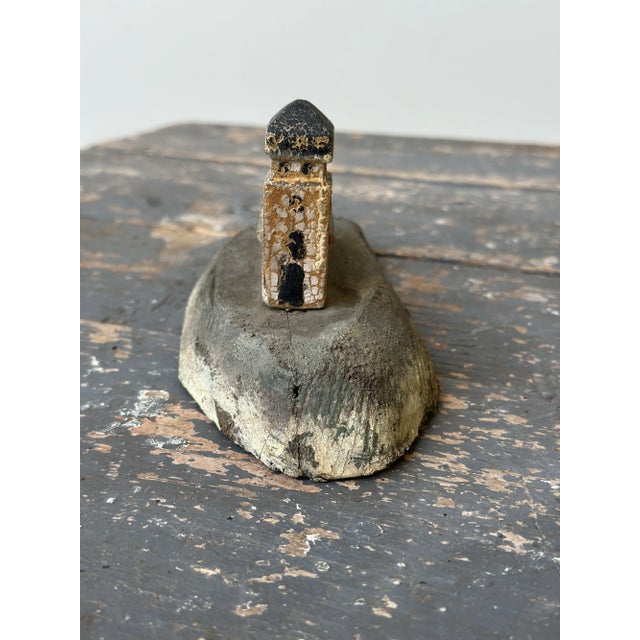 Vintage Mounted Lighthouse Architectural Sculptures With Contracted Finish, a Pair, Circa 1940s For Sale - Image 11 of 18