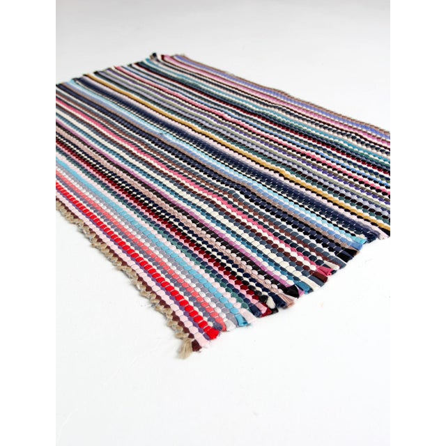 Vintage Rag Rug 1'9 x 2'8" Chairish