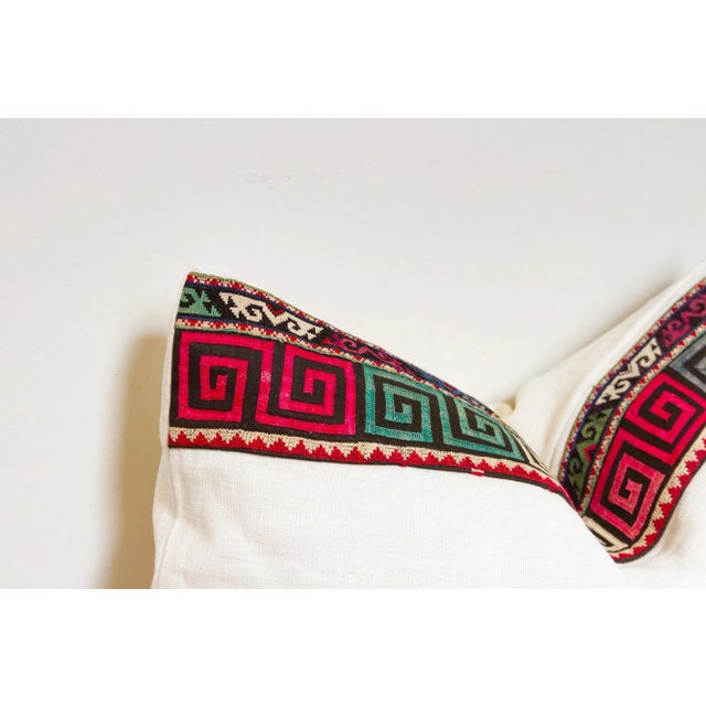 Asian Yamna Antique Lakai Tribe Linen Pillow For Sale - Image 3 of 7