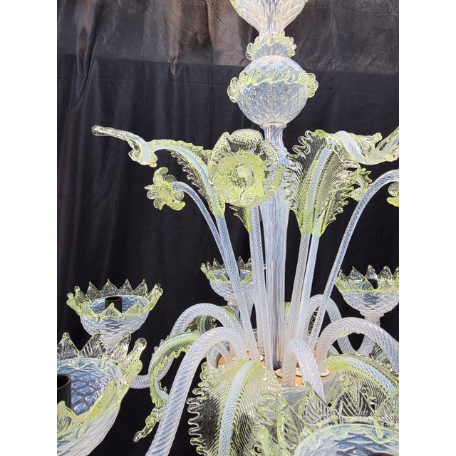 Vintage Murano Chandelier, 1980s For Sale - Image 12 of 13