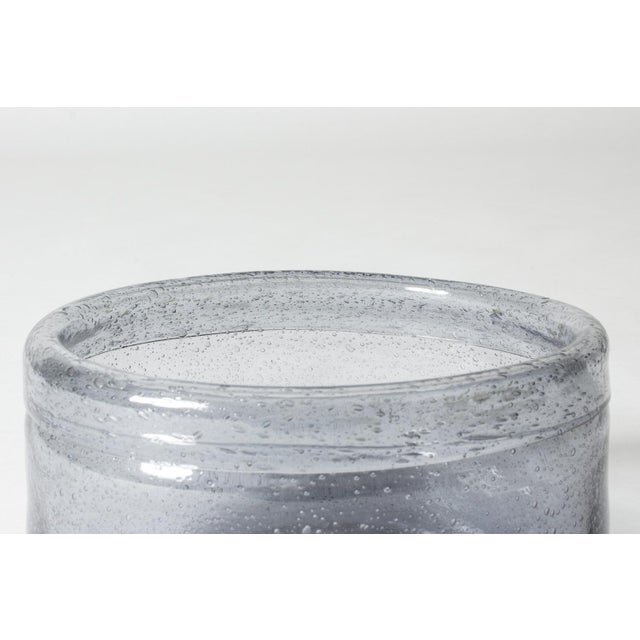 Erik Höglund Vintage Glass Bowl by Erik Höglund, 1960s For Sale - Image 4 of 7