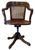 Victorian Oak Revolving Desk Chair, 1890s For Sale - Image 5 of 14