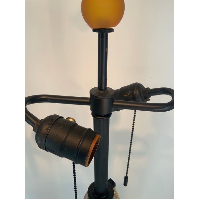 Pair of John Hutton, Donghia, Venetian Glass Lamps For Sale - Image 10 of 12