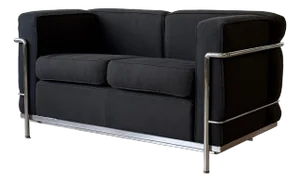Lc2 Petite Loveseat by Le Corbusier, Pierre Jeanneret, and Charlotte Perriand for Cassina